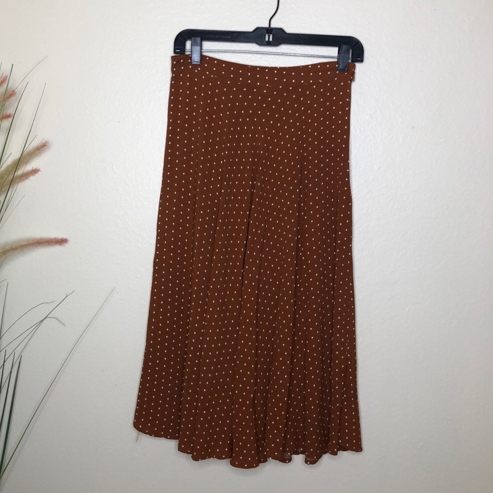 COPY - H&M Polka Dot Long High Waisted Skirt